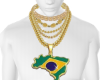 NCA brazil gold chain