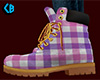 Pink Purple Work Boots F