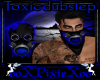 M blue toxic bandana