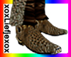 [L] Croc boots brown