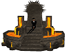 trono di lava