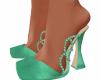 Aspa Green Heels