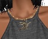 WITCH ON BROOM NECKLACE