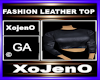 FASHION LEATHER TOP