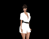 robe a cinture blanc