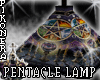 !P^ LAMP PENTACLE WITCH