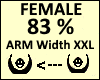 Arm Scaler XXL 83% Femal