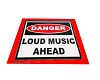 Danger Loud Music Rug