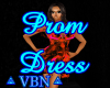 Prom dress red
