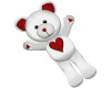 White Love Bear