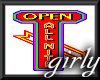 Open All Night Neon Sign