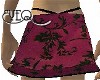 Velvet Miniskirt w/Thong