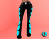 Teal Heart Flares RLL F
