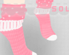 !S_Kawaii pink socks