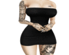 Black Dress+Tatto
