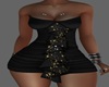 Black/gold dress cpl