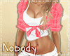 ! Pink Vest & White