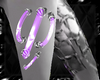 purple cyborg leg tubes