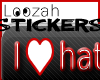 [:LD:] Haters Sticker