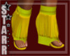 Yellow Bamboo Sandals