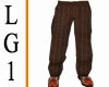 LG1 Brown Stirped Pants