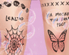 Lealtad Tattoo Legs