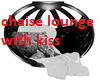 chaise lounge with kiss
