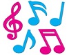 music note poster