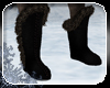 -die- Black fur boots