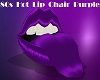 80s Hot Lip Chair Purple