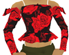 fashion top roses