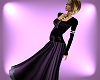 *S*Maternity Purple Gown