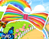 🦋 Kids Rainbow bow