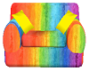 rainbow chair n yellow