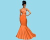 Chloe Summer Gown Orange