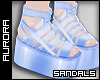 ±. Sandals Blue
