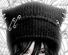 emo cat beanie