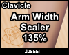 Arm Width Scaler 135%
