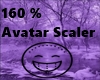 160 % Avatar Scaler M/F