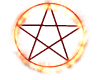 Pentagram w fire
