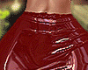 Red Latex Skirt