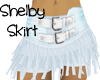Shelby Skirt Blue Fringe