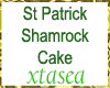 St Patrick Shamrock Cake
