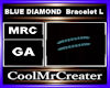 BLUE DIAMOND  Bracelet L