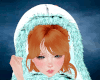 A/ Winter Blue Fur Dress