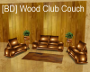 [BD] Wood Club Couch
