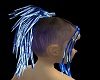 blue animated hair
