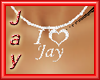 !J1 I ♥ Jay Necklace