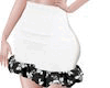 +skirt white rose