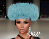 Steel Blue Fur Hat